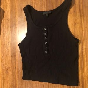 The Range Black Tank Top